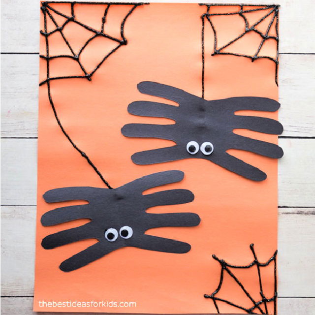 Spider Handprint Art and Craft