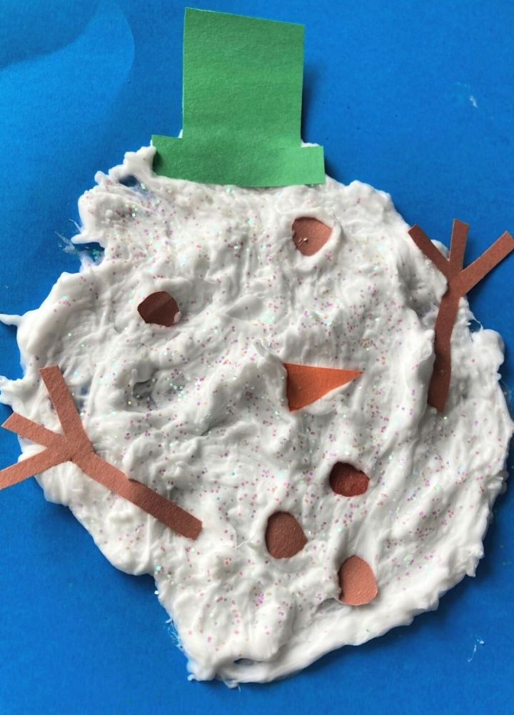 Melted Snowman Craft for Kids