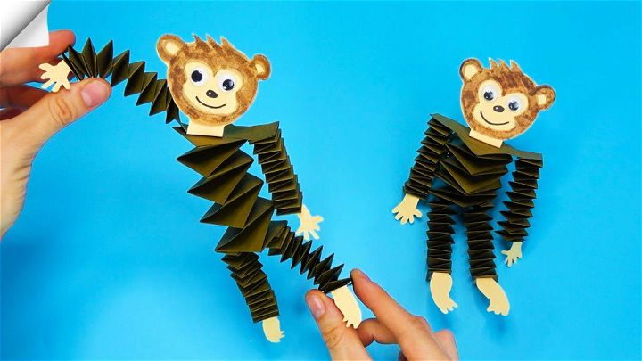 Moving Paper Monkey Theme for Preschoolers