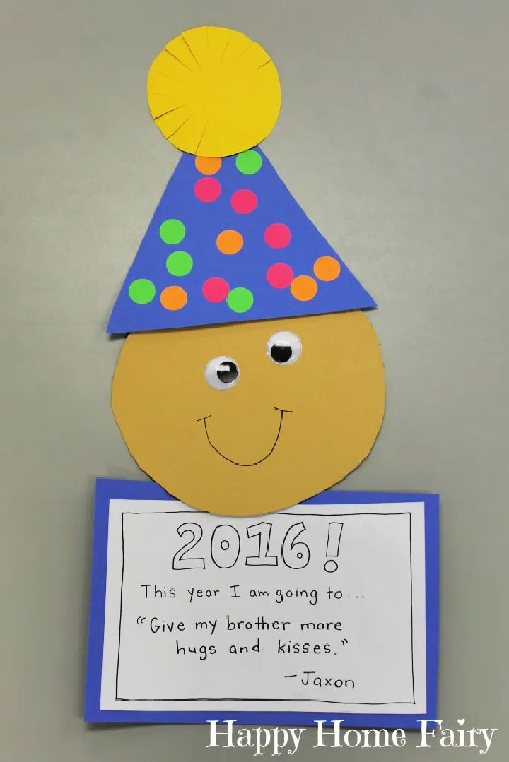 Easy New Year’s Craft for Preschoolers