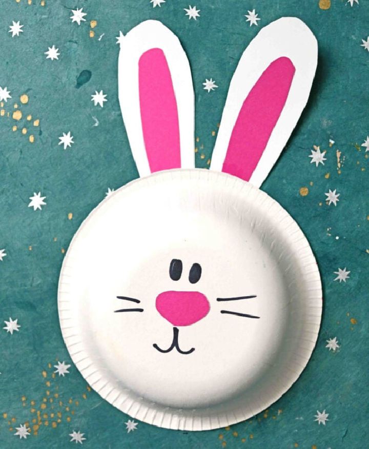 Paper Bowl Bunny Craft for Toddlers