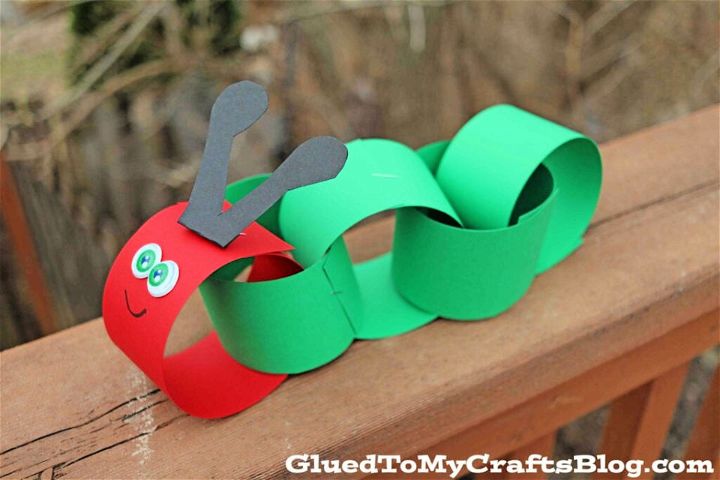 Paper Chain Hungry Caterpillar for Kids