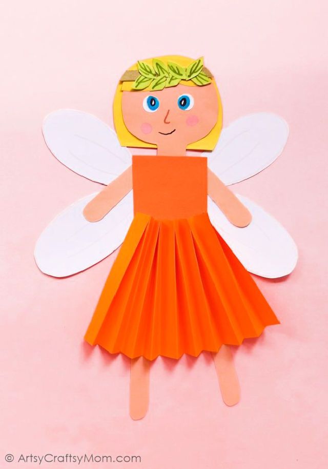 Paper Fairy Craft for Kids