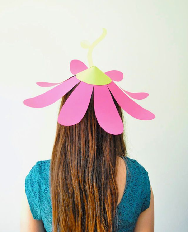 Paper Flower Party Hat Design