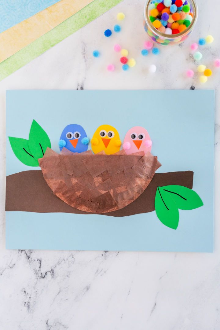 Paper Plate Bird Craft With Detailed Instructions