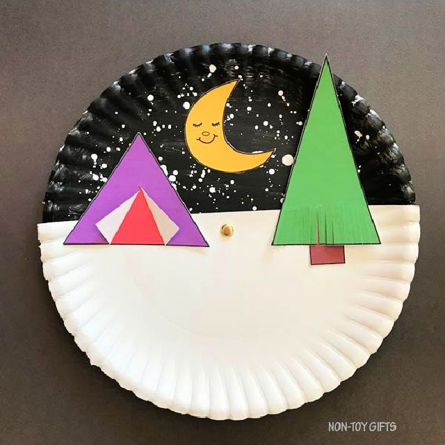 Paper Plate Camp Craft for Tweens