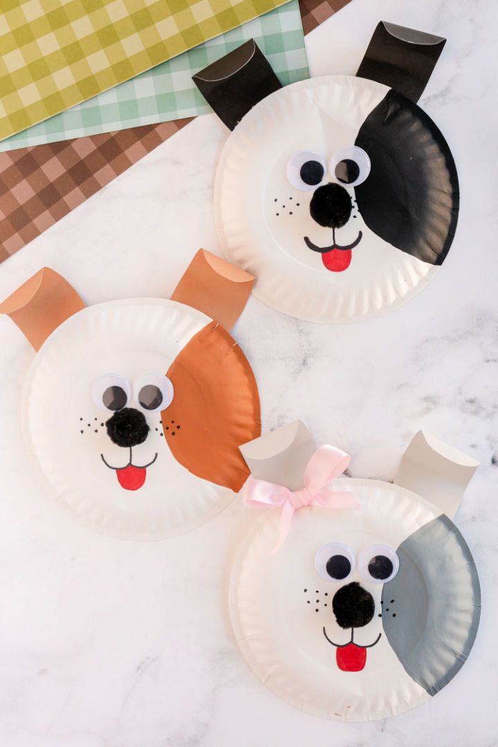 How to Make Paper Plate Dogs