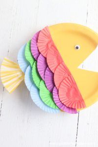 25 Rainbow Fish Crafts and Art (Printable Template)