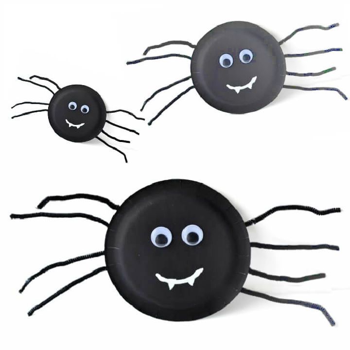Paper Plate Spider Craft for Kids