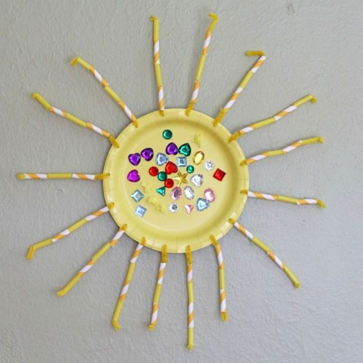 Paper Plate Sun Craft for Preschoolers