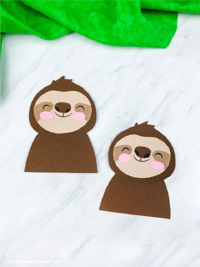 Printable Sloth Craft Ideas