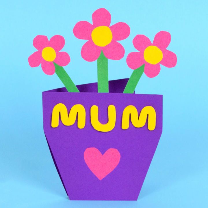 Quick DIY Mother s Day Flowerpot Card