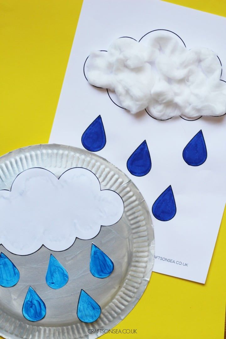 Easy Rain Craft for Kids