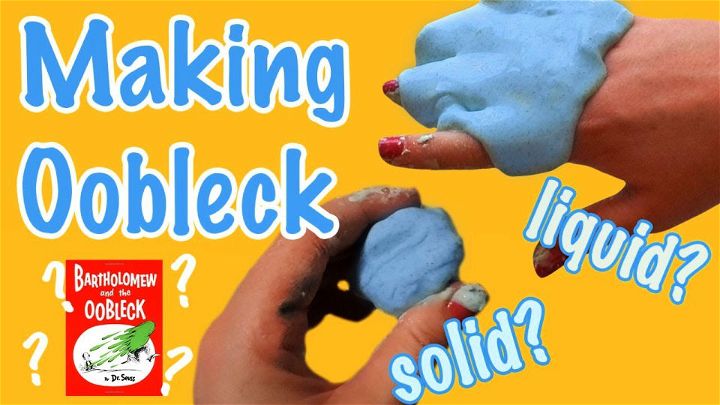 Safe and Quick Oobleck Recipe