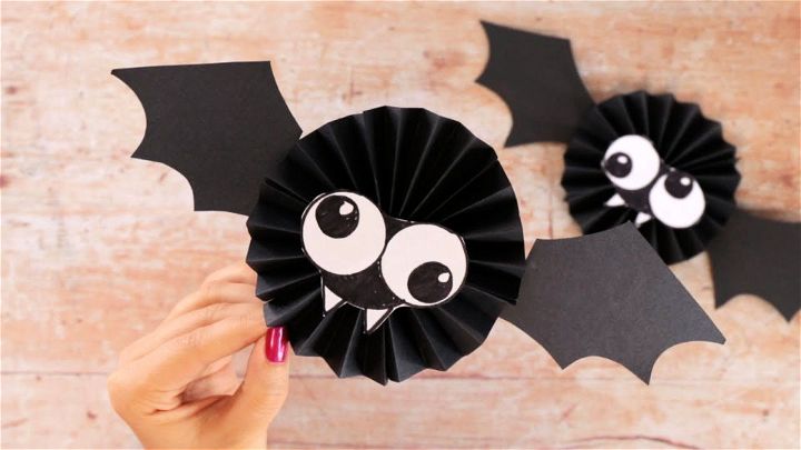 Simple DIY Paper Rosette Bat
