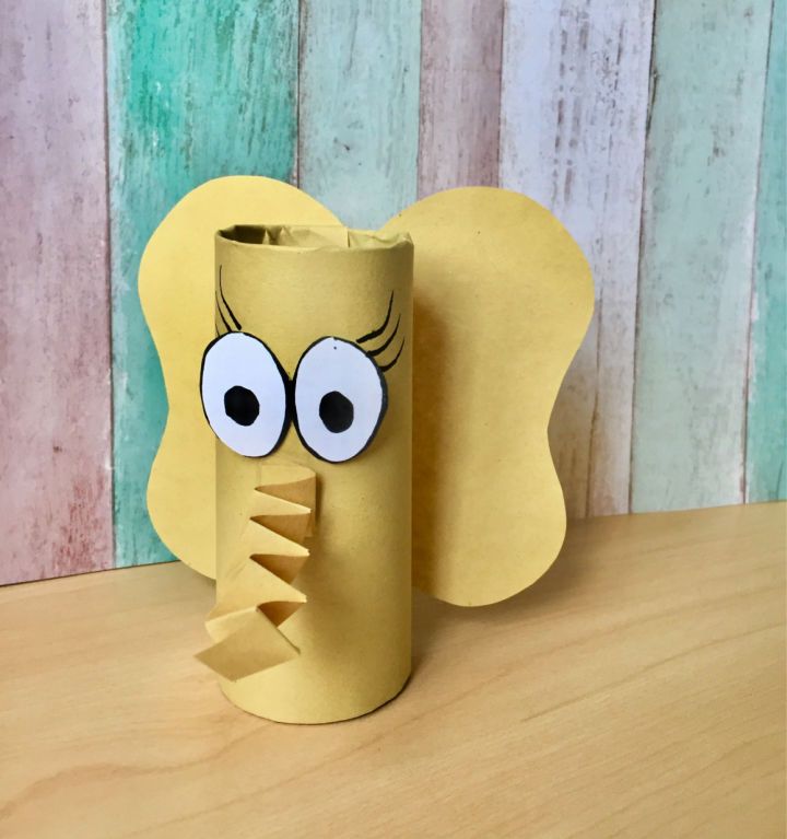 Simple DIY Toilet Paper Roll Elephant