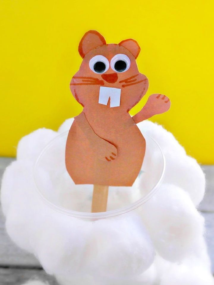Simple Groundhog Day Craft for Kids