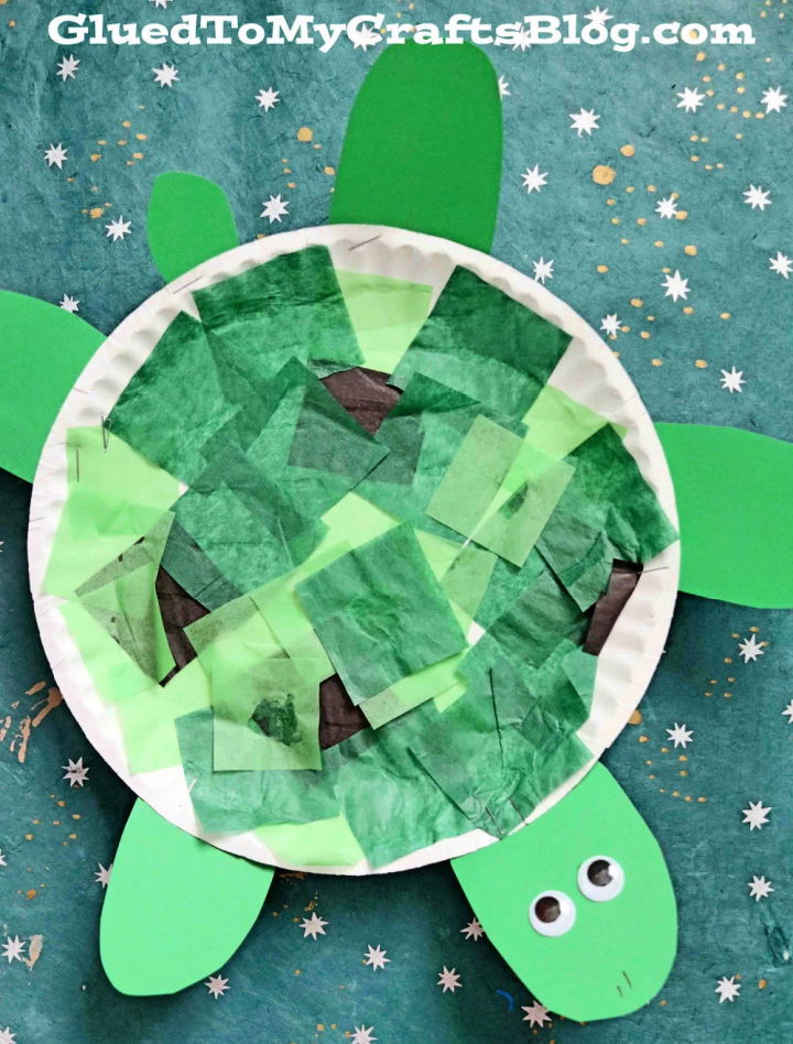 Simple Paper Plate Turtle Craft Idea