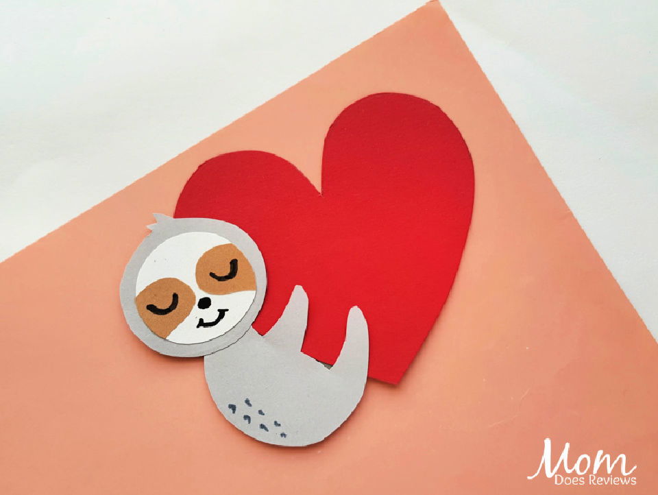 Valentine's Day Sloth Craft Idea For Kids