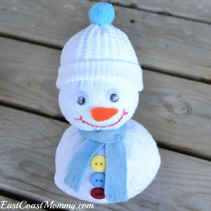 Spare Sock Snowman Craft