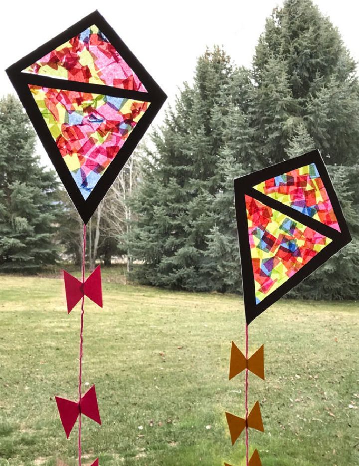 Stained Glass Kite Art Project