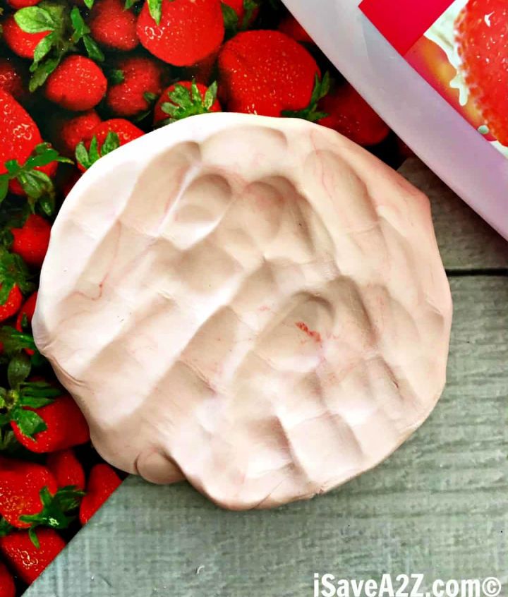 DIY Strawberry Scented Cloud Dough