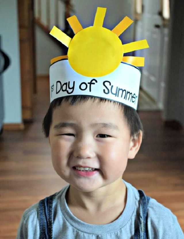 Summer Sun Hat Craft for Preschoolers