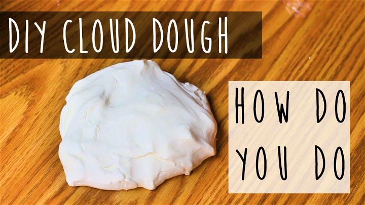 Super Easy Cloud Dough Tutorial