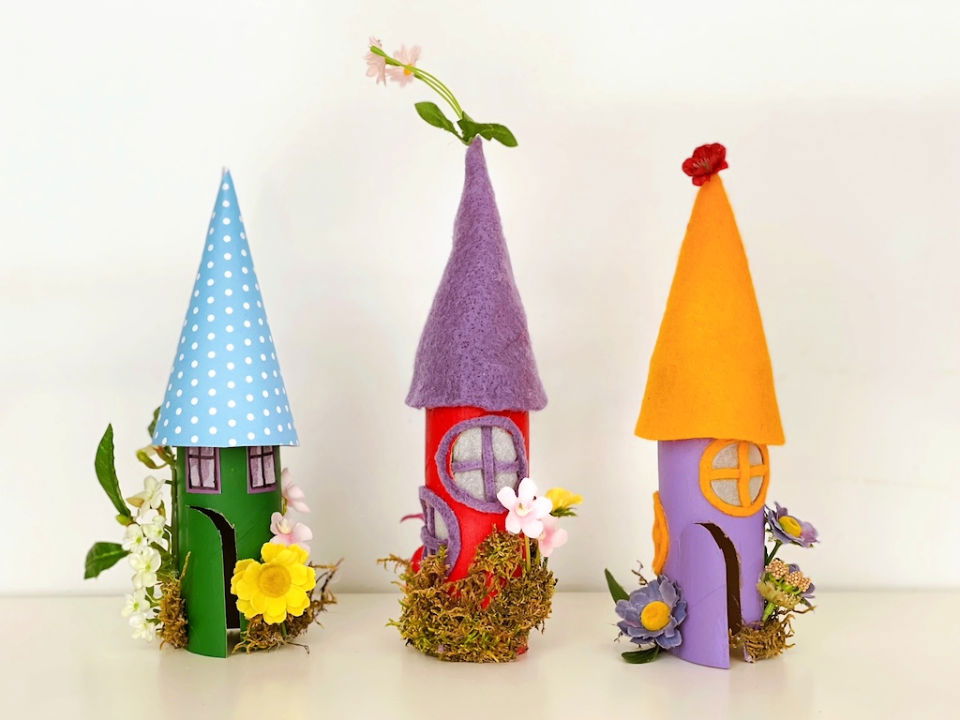 DIY Toilet Paper Roll  Fairy Houses