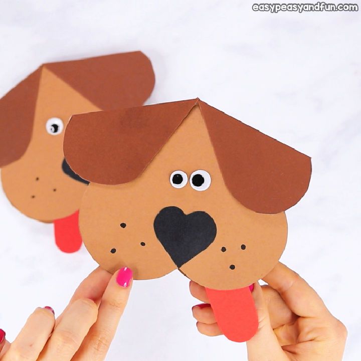 Valentine Day Heart Dog Craft
