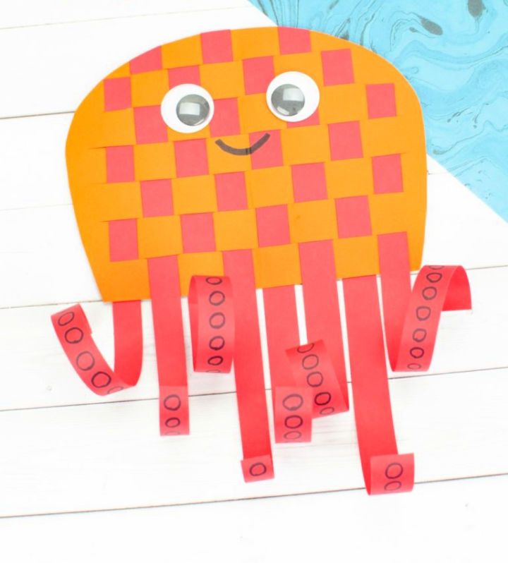 Woven Octopus Craft for Kids