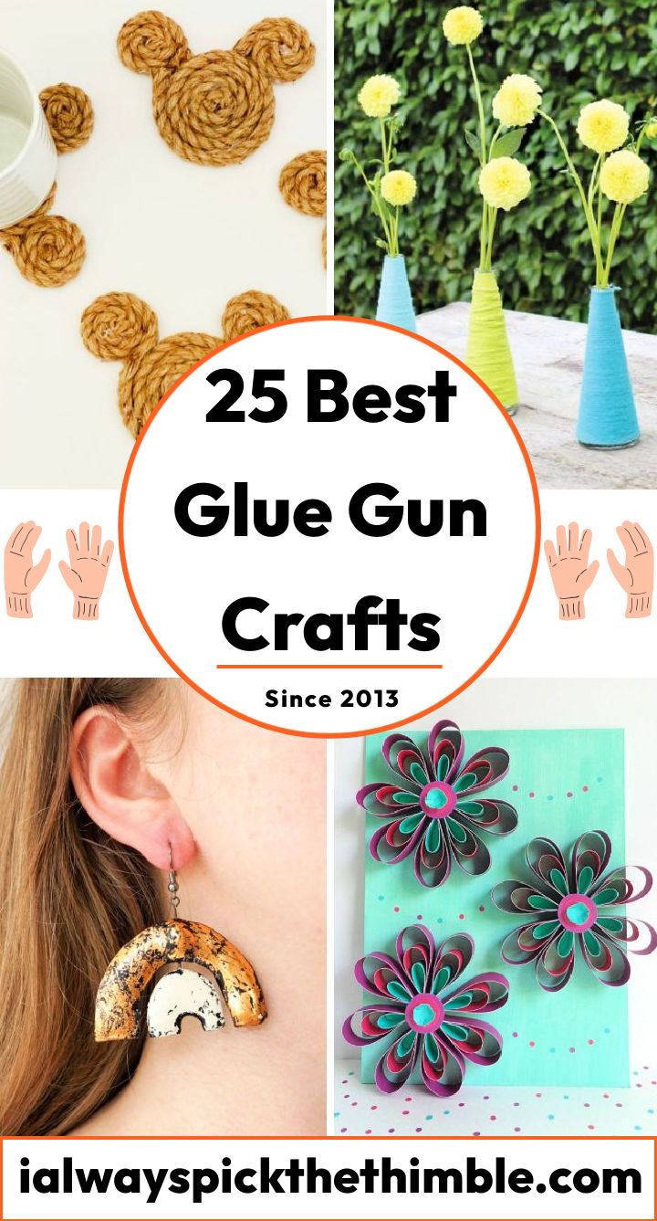fun and easy hot glue gun crafts