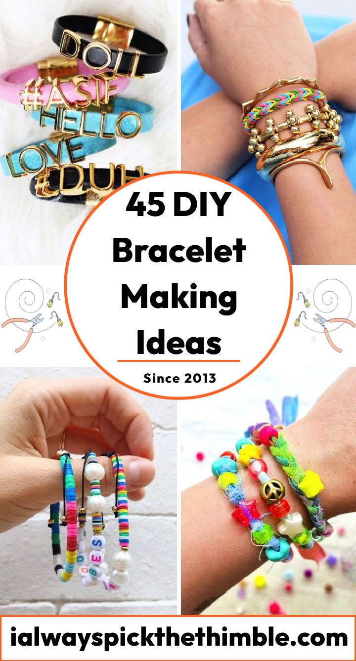 easy DIY bracelets: cute bracelet ideas to make - bracelet making ideas