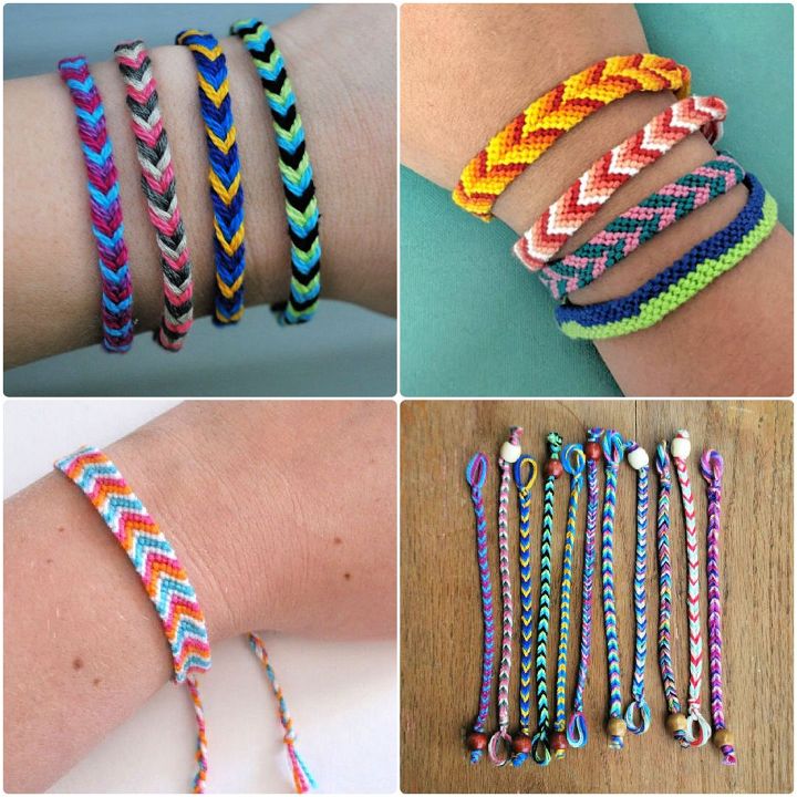 Hand-Woven Friendship Bracelet [Bordered Chevron Pattern] Embroidery  Bracelet by SchiSchi Things | Shopee Philippines