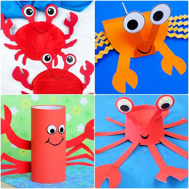 25 Crab Crafts for Kids: Fun Crab Art and Craft Ideas