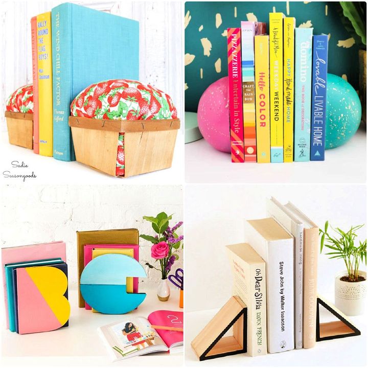 25 DIY Bookends Creative Ideas For Making Bookends   Diy Bookend Ideas 