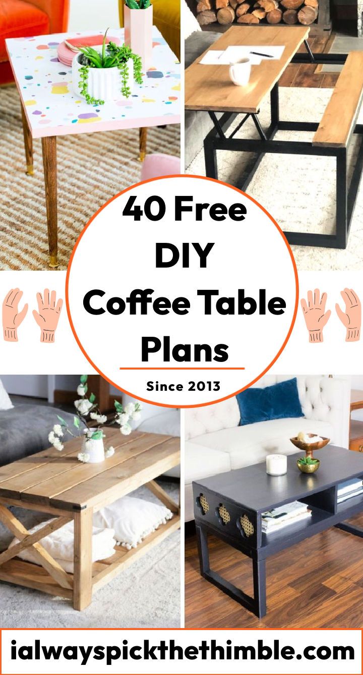 diy coffee table plans