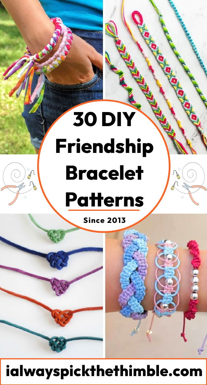 easy friendship bracelet patterns for beginners - cool and cute bracelet ideas