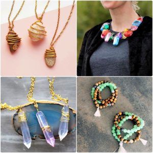 stone jewelry making ideas: how to make jewelry with stones