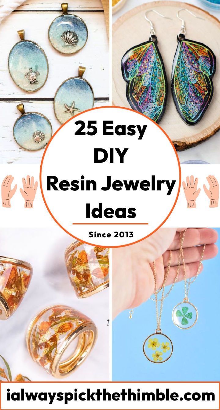 DIY resin jewelry making ideas: how to make resin jewelry