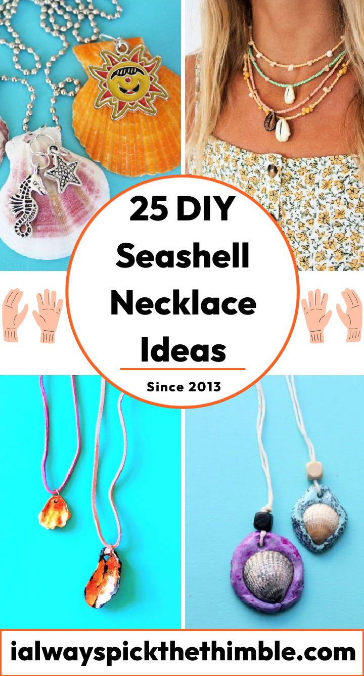 diy seashell necklace ideas to make your own