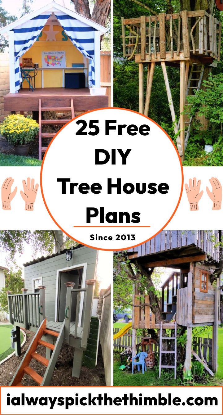 free diy tree house plans and ideas - building a treehouse step by step