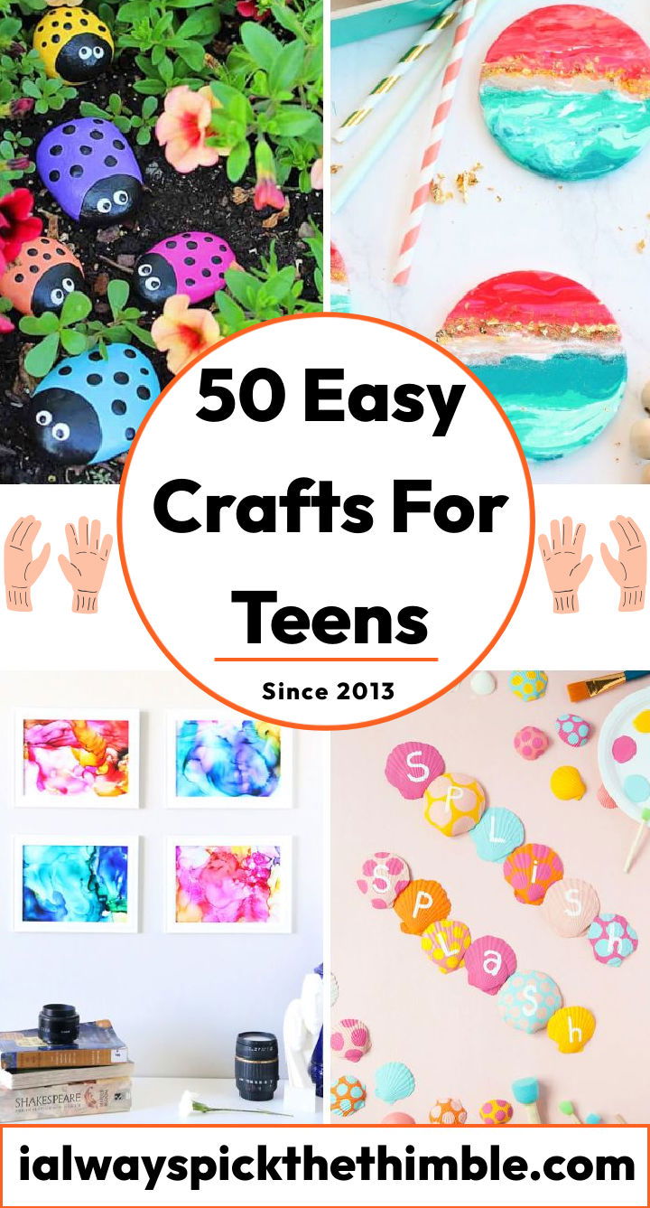 50 Fun Crafts for Teens: Craft and Art Ideas for Teenagers