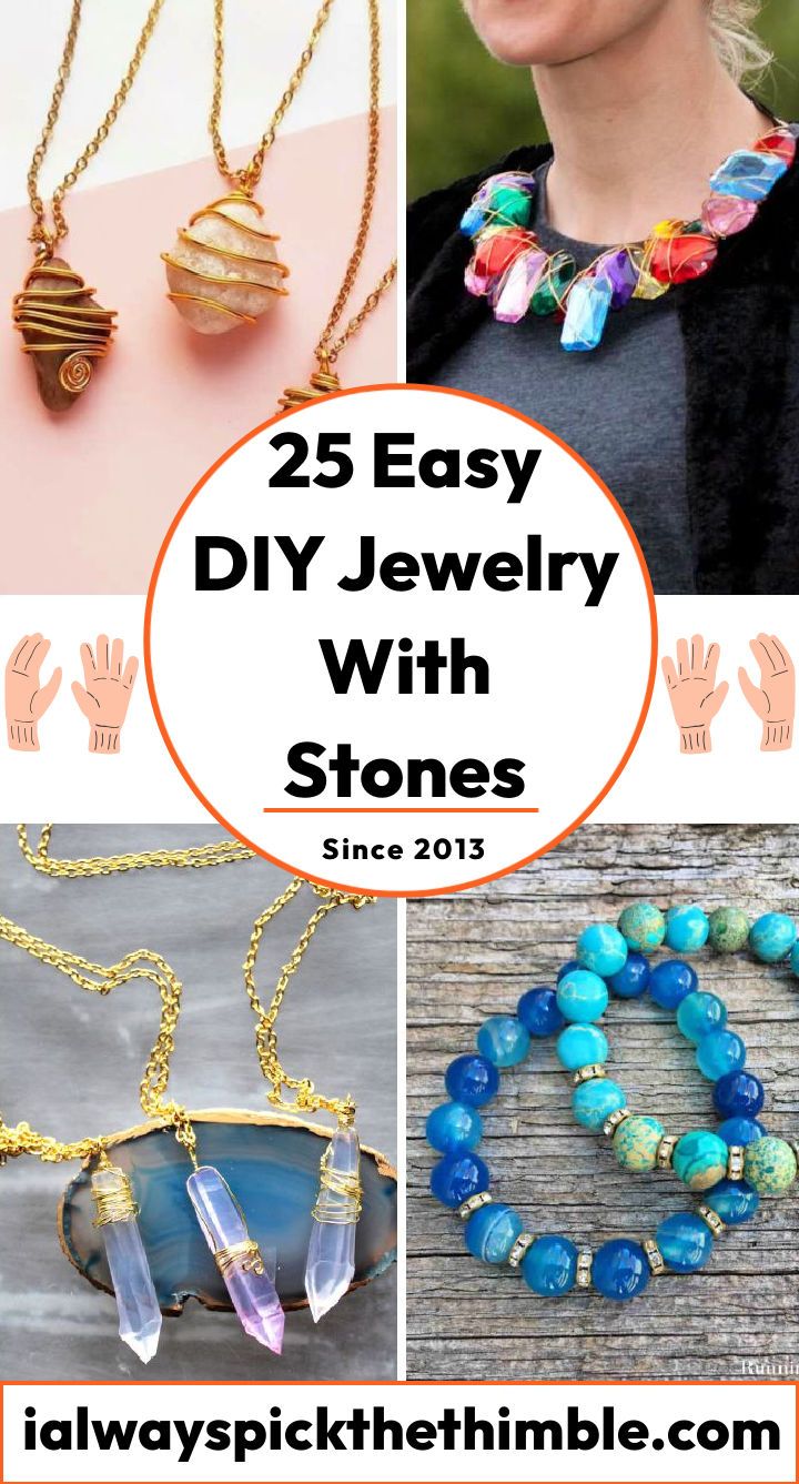 stone jewelry making ideas: how to make jewelry with stones