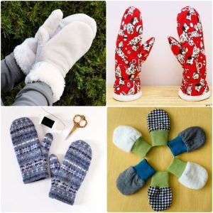free mitten sewing patterns {step by step mitten pattern to sew}