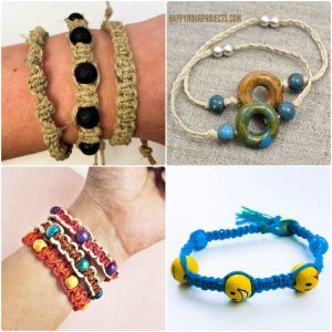 easy hemp bracelet patterns with step by step instructions