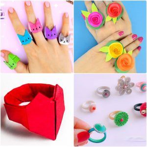 how to make a paper ring: 25 easy paper rings tutorial