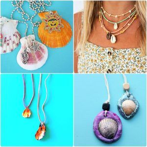 diy seashell necklace ideas to make your own