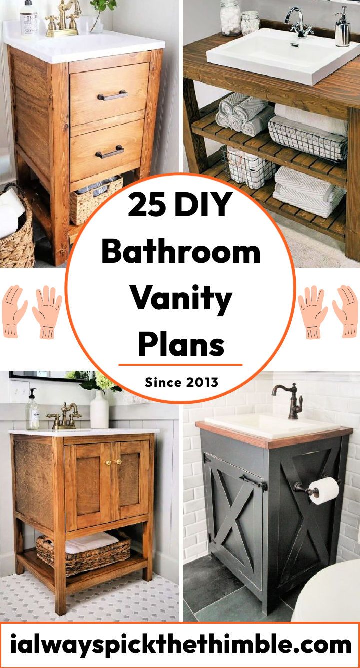 25 DIY bathroom vanity ideas: how to build a bathroom vanity