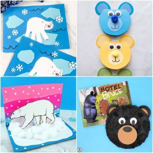 25 easy bear crafts for kids (preschoolers and toddlers)